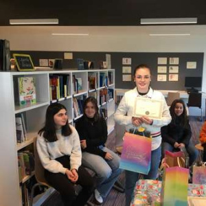 Gagnante dans la catégorie 4e